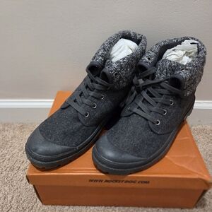Rocket Dog Charcoal Lace Up Boot